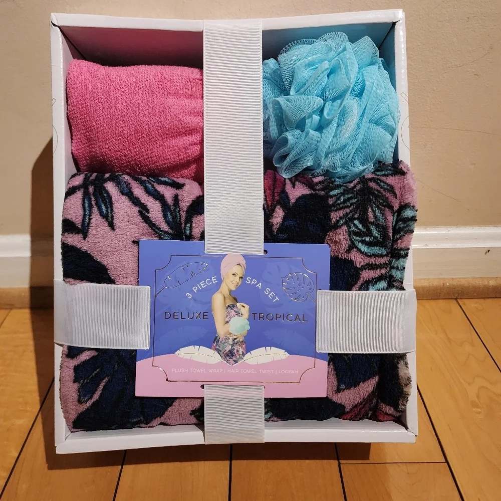 DELUXE TROPICAL 3 PIECES SPA SET